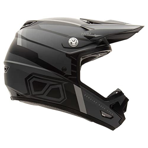 MSR Mav4 w/MIPS Dirt Bike Motocross Helmet Motorcycle (Medium, Blackout Inertia)