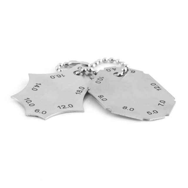 LHCER Fillet Weld Tee Joint Welding Throat Depth Leg Length Gauge Ruler Two-piece Gage, Welding Ruler
