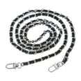 thumbnail image 1 of Uxcell Leather Purse Handle Strap, 55 Inch DIY Chain Strap Replacement for Handbag Shoulder Bag, Black, 1 of 7