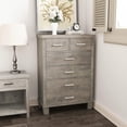 thumbnail image 3 of Garvee 45" Tall Dresser for Bedroom, 6-Drawer Wooden Chest of Drawers with Storage, Large Organizer Cabinet for Closet, Entryway & Living Room, Gray, 3 of 7