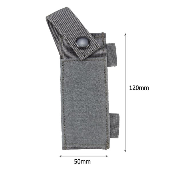 Medical EMT Tijeras Bolsas colgantes MOLLE Linterna Cuchillo Bolsa de luz () Gris Sywqhk Para Estrenar