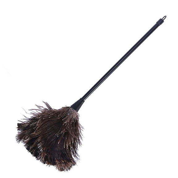 Ostrich Duster Feather Cleaning Brush with Long Handle Computer Dust Removal for Home Bedroom Dormitory Keyboard Gap Cleaner Brush Tool