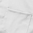 thumbnail image 5 of DPTALR Men's Summer Casual Round Neck Short Sleeve Shirt Tops,White,Big and Tall Men XXL, 5 of 8