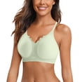 thumbnail image 1 of Cathalem Backless Sports Bra Seamless Bras Full Coverage Comfortable Wireless Bras,Beige L, 1 of 5