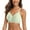 Green, variant on Women's Seamless Yoga Bra for Movement and Sleep Adjustable Support Comfortable Wireless Design Soft Breathable Fabric