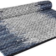 thumbnail image 4 of Lush Ambience Ziya Indoor Rag Area Rug | Hand Woven, Ecofriendly, Recycled Polyester Rug for Indoor Outdoor Use | 3X5 Ft | Blue, 4 of 5