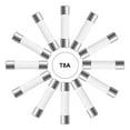 thumbnail image 4 of Uxcell 10Pcs 6x30mm Ceramic Fuse 250V Slow Blow Ceramic Fuses for LCD TV T8A, 4 of 6