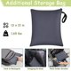 thumbnail image 2 of Bolsa de viaje SCTEL para asiento de coche infantil, resistente al agua, gris, 2 of 8
