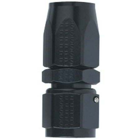 Fragola Hose Fitting #6 Straight Black