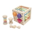 thumbnail image 1 of Cubo de juguete sensorial de juguete de su de forma y 4 bloques de forma sensorial juguetes sensoriales de forma de forma para niños y niñas, 1 of 9