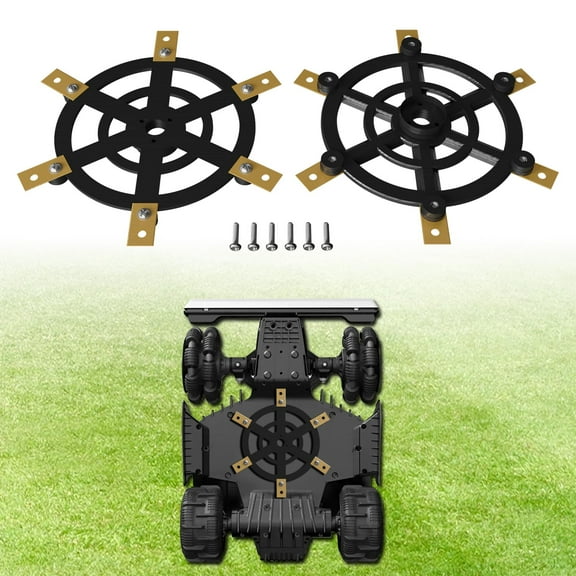 2Pcs Replacement Cutting Discs for Luba & for Luba 2 Mower (2024 & Older), Works with 4, 5, or 6 Blade Systems