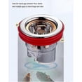 thumbnail image 5 of Anti-Odor Floor Drain Shower Core Floor Drain Plug Anti-Insect Anti-Odor Anti-Odor Hairpin Plug Kitchen Bathroom Toilet Sewer B, 5 of 5
