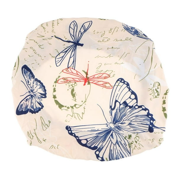 Funda protectora elástica de elastano para silla redonda o cuadrada, para comedor, giratoria. Mariposa
