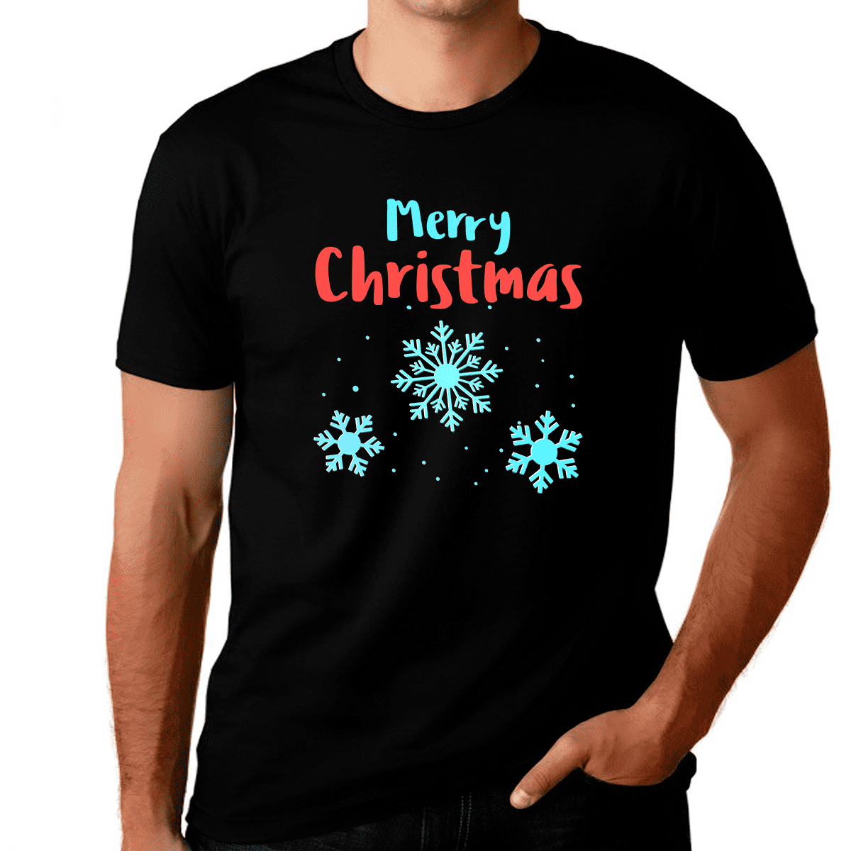 Funny Snowflake Christmas Shirts for Men Plus Size Plus Size Christmas
