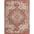 thumbnail image 2 of Jill Zarin Outdoor Collection Area Rug - Dubai (9' x 12' Rectangle Rust Red/Ivory), 2 of 8