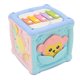 thumbnail image 4 of Caja Musical para bebé, tambor de mano de 6 lados, caja Musical, bloque multifuncional, juguete educativo de música para niños pequeños, 4 of 5