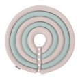thumbnail image 1 of Collar suave y cálido para gatos, protección contra mordeduras y lamidos para gatos y perros pequeños: alternativa isabelina al cono, protección contra el frío, color beige y verde, talla M, 1 of 8