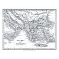 thumbnail image 2 of Oxford 18x15 White Modern Wood Framed Museum Art Print Titled - Colonies Greece - Oxford 1828, 2 of 4