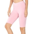 thumbnail image 2 of Women Cotton High Waist Active Bike Short Leggings - 10" Length, 2 of 3