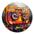 thumbnail image 2 of Designart "Cassette Tapes Tape Euphony" Music Oversized Wall Clock, 2 of 5