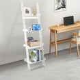thumbnail image 4 of Home 4-Tier Ladder Bookshelf – Freestanding Acrylic Bookcase, Frame 52 cm*183 cm, 4 of 23