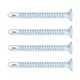 thumbnail image 4 of 250Pcs Self Drilling Screw Cross Countersunk Head Zinc Plated Carbon Steel Fastener M4.2x38, 4 of 5
