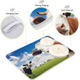 thumbnail image 4 of Cows Dish Drying Mat, Absorbent Microfiber Pad Protector For Kitchen Counter Top Mat Dish Drainboard 16x18in, 4 of 7