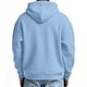 thumbnail image 4 of RKSTN Hoodies for Men Oversized Quarter Zip Waffle Weave Drawstring Long Sleeve Pullover Hooded Sweatshirts Tops Mens Casual Solid 1/4 Zipper Loose Fits Fall Athletic Hoodie with Pockets, 4 of 8