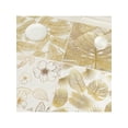 thumbnail image 3 of Solid Leaf Rectangle Cotton Tablecloth Square Soft Home Decor Coffee Table Cover, 3 of 6