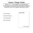 thumbnail image 3 of Zoomtoner Compatible Canon Color ImageClass LBP-654CDW Canon 046H Ensemble de Cartouches de Toner laser Rendement Élevé Noir Cyan Magenta Jaune, 3 of 5