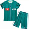 thumbnail image 2 of Kids Boys Girls Squid Game T-shirt+shorts Pyjamas Set, 2 of 2