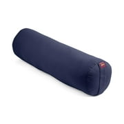 Yoga Bolster - Long Cylindrical Round Cotton Filled - Yogavni (Blue)