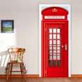 thumbnail image 1 of 2pcs 3D Door Wall Fridge Sticker Wrap Mural Scene Self Adhesive Home Decor Decal, 1 of 2