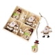 thumbnail image 1 of 12 colgantes navideños con cuerda, adornos navideños colgantes, rodajas de madera para Papá Noel, 1 of 9