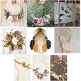 thumbnail image 4 of JZK 4 x Large Gold Metal Hoops for Crafting 35cm Macrame Rings Metal Rings for Craft 14 inch Dream Catcher Hoops, Floral Wreath Ring, Wall Hanging Decor, 4 of 8