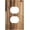 Rustic Brown Wood Splicing Vintage Dark Oak Print, variant on Rustic Brown Wood Splicing Vintage Dark Oak Print Decorative Switch Plates 2 Gang Double Toggle Outlet Light Switch Cover Wall Plate Electrical Faceplate for Farmhouse Home Decor