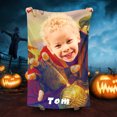 thumbnail image 1 of Personalized Flying Quidditch Beach Towel With Photo, 1 of 3