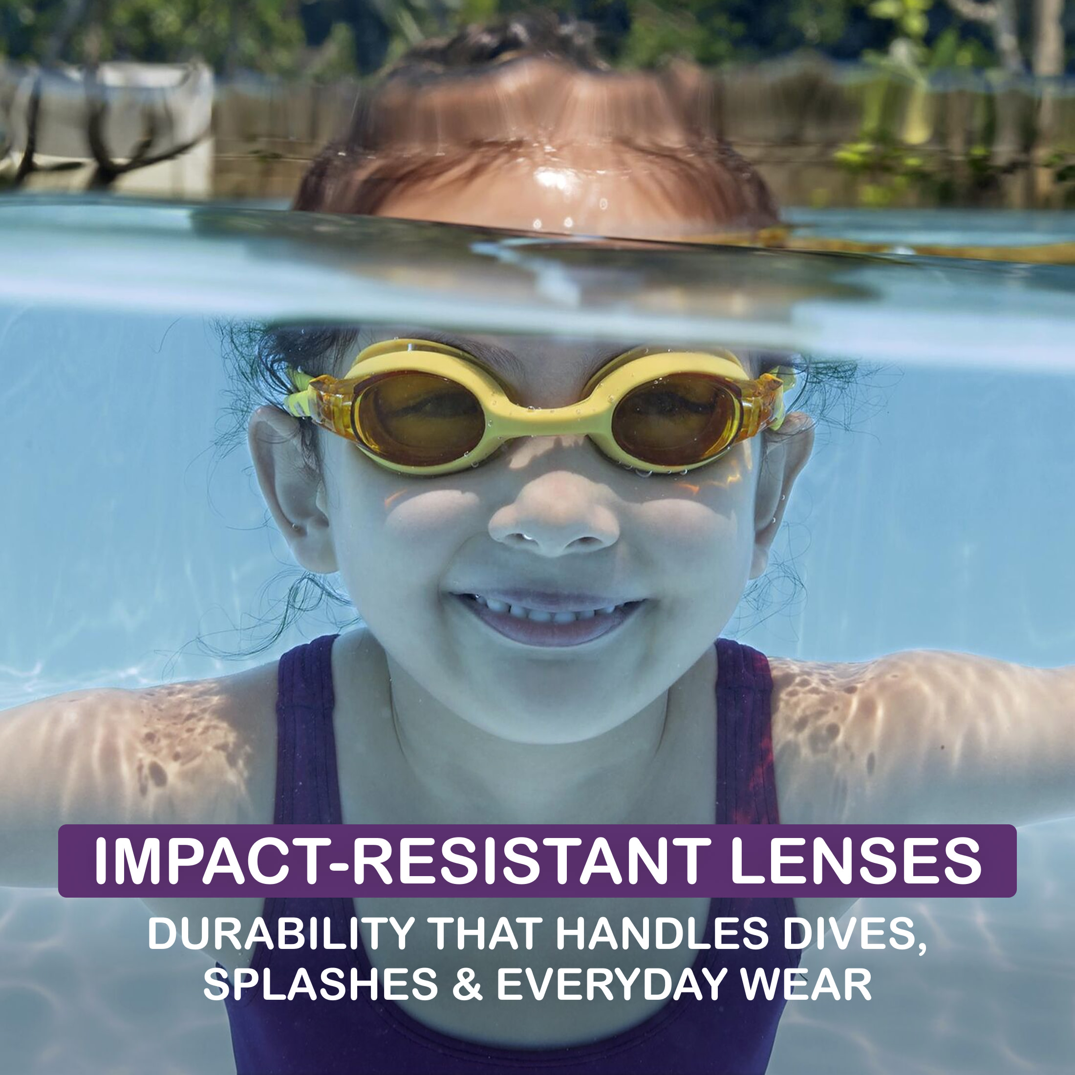 Puddle Jumper Child Fabric Swim Goggles, Yellow photo 7