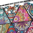 thumbnail image 3 of Waterproof Bohemian Shower Curtain 72x72 Inch Boho Style Polyester Unique Shower Curtain for Bathroom Hotel Home Decor with 12 Plastic Hooks, 3 of 5