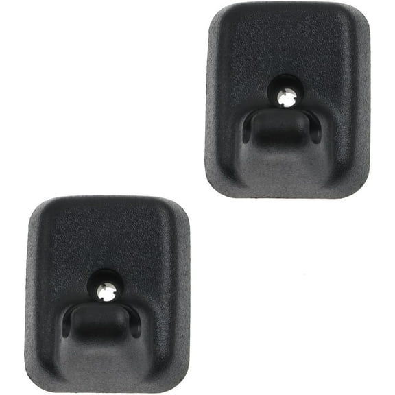 2pcs Black Sun Visor Holder Retainers Clip Compatible with Ford F150 2009-2014 Replace#: AL3Z1504132AC