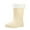 Beige, variant on Women's Removable Lined Waterproof Comfortable Height-Increasing Heeled Mid-Calf Rain Boots Shoes For Fall And Winter. Beige Size 6