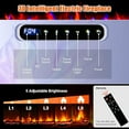 thumbnail image 5 of 50 Inch Built-in Electric Fireplace with WiFi ＆ Remote Control,12 Realistic Flame Flickering Colors,750/1500W Wall Fireplace Heater with Alexa and Timer,for Bedrooms,Living Rooms, 5 of 9