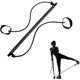 thumbnail image 2 of 1 pcs Black Fitness Yoga Pilates Bar Pilates Bar Multifunctional Adjustable Home Fitness Bar with Foot Ring Suitable for Yoga, Bodybuilding, and Fitne, 2 of 5