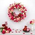 thumbnail image 2 of Corona de San Valentín J'FLORU de 56 cm, decoración romántica, 2 of 5