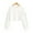 White, variant on Sherrylily Girls Kids Crop Tops Long Sleeve Daisy Printed Fashion Pullover
