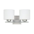 thumbnail image 2 of Capital Lighting Steele 2-light Brushed Nickel Bath/Vanity Light - Brushed Nickel, 2 of 2