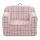 thumbnail image 1 of Sillón Cozee a Cuadros para Niños Delta Children, Rosa, 1 of 9