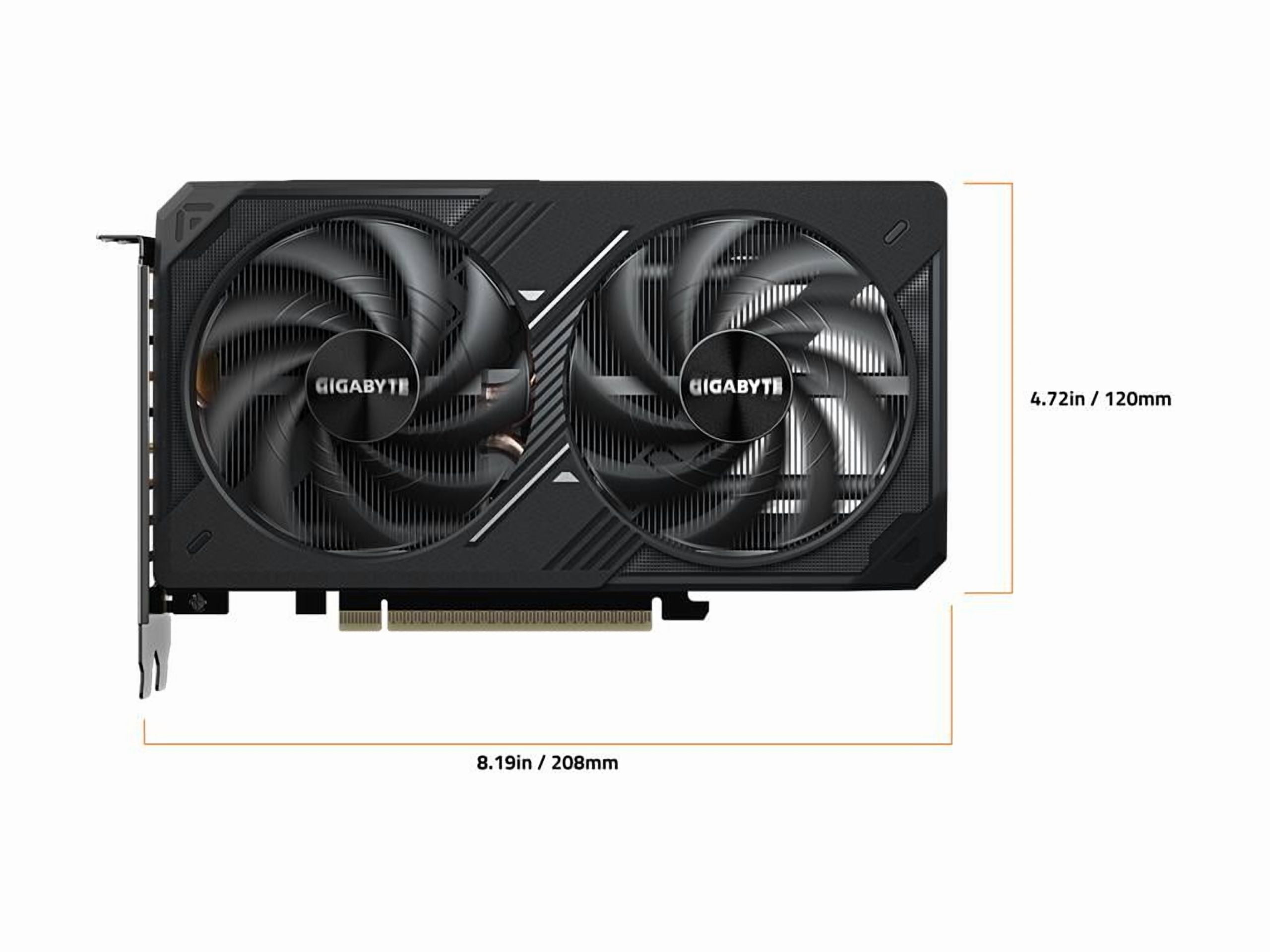 GIGABYTE WindForce GeForce RTX 5060 Ti 16GB GDDR7 PCI Express 5.0 x8 ATX Graphics Card GV-N506TWF2MAX OC-16GD