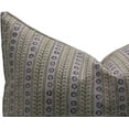 thumbnail image 4 of Handcrafted Hand Block Print Pure Linen Pillow Cover By Fabdivine, 26X26, Ethenic Lehria, 4 of 4