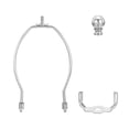 thumbnail image 4 of Uxcell 7 Inch Lamp Harp Kit with Finial Lamp Shade Holder Chrome, 1 Set, 4 of 6